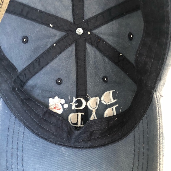 Dog Dad Distressed Ball Cap - Picture 6 of 7